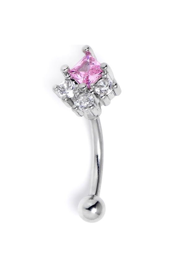 16G Steel 8mm Eyebrow Jewelry Cartilage Tragus Daith Conch Rook Rhombus Riot Eyebrow Ring 5/16