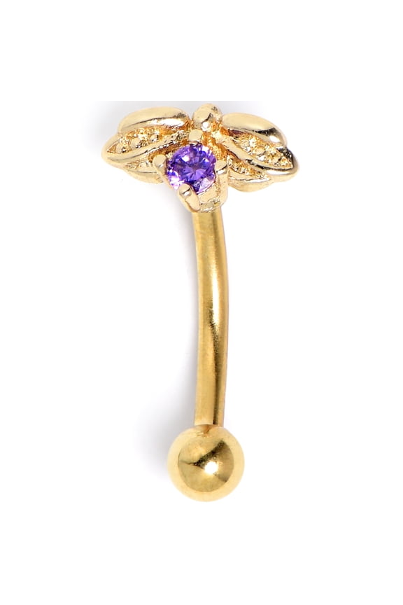 16G Steel Bright 8mm Eyebrow Jewelry Cartilage Tragus Daith Conch Rook Beauty Bug Eyebrow Ring 5/16