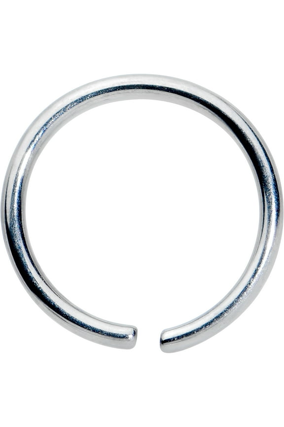20G Grade 23 Titanium Lip Cartilage Daith Tragus Nose Ring Round End Bendable Hoop Ring 7mm