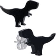 thumbnail image 1 of Body Candy 20G Stainless Steel Black Acrylic Tyrannosaurus Rex Dinosaur Pierced Stud Earrings Set for Women Men, 1 of 8