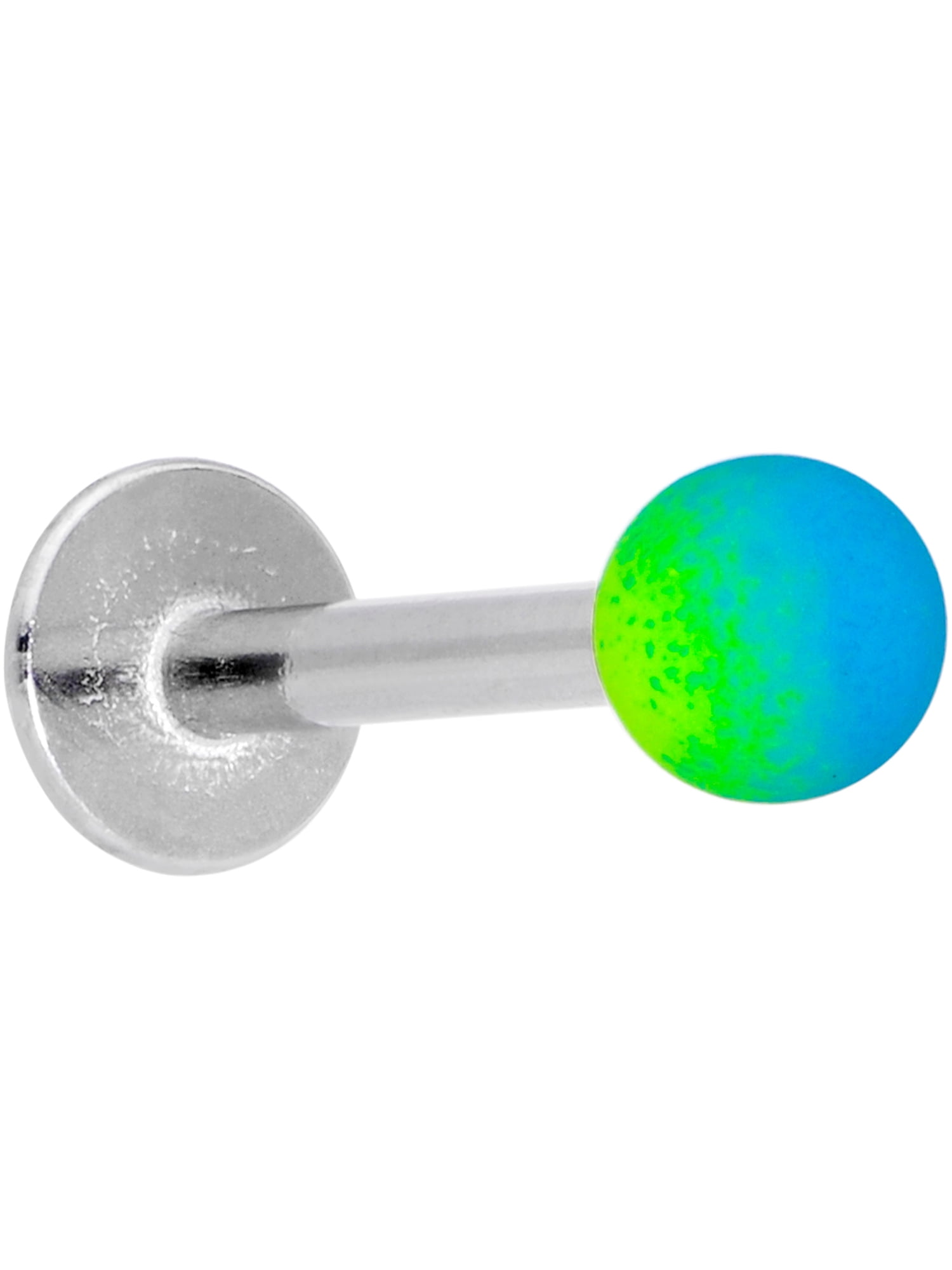 14G Titanium SPIKE Lip Loop Labrets Chin Monroe Barbell ( Chose In 5 - Foto 4