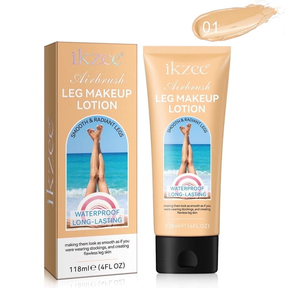 Body Coverage Perfector - Waterproof Leg & Body Makeup, Tattoo Cover Up Makeup & Tattoo Concealer - 01 Fairest Glow