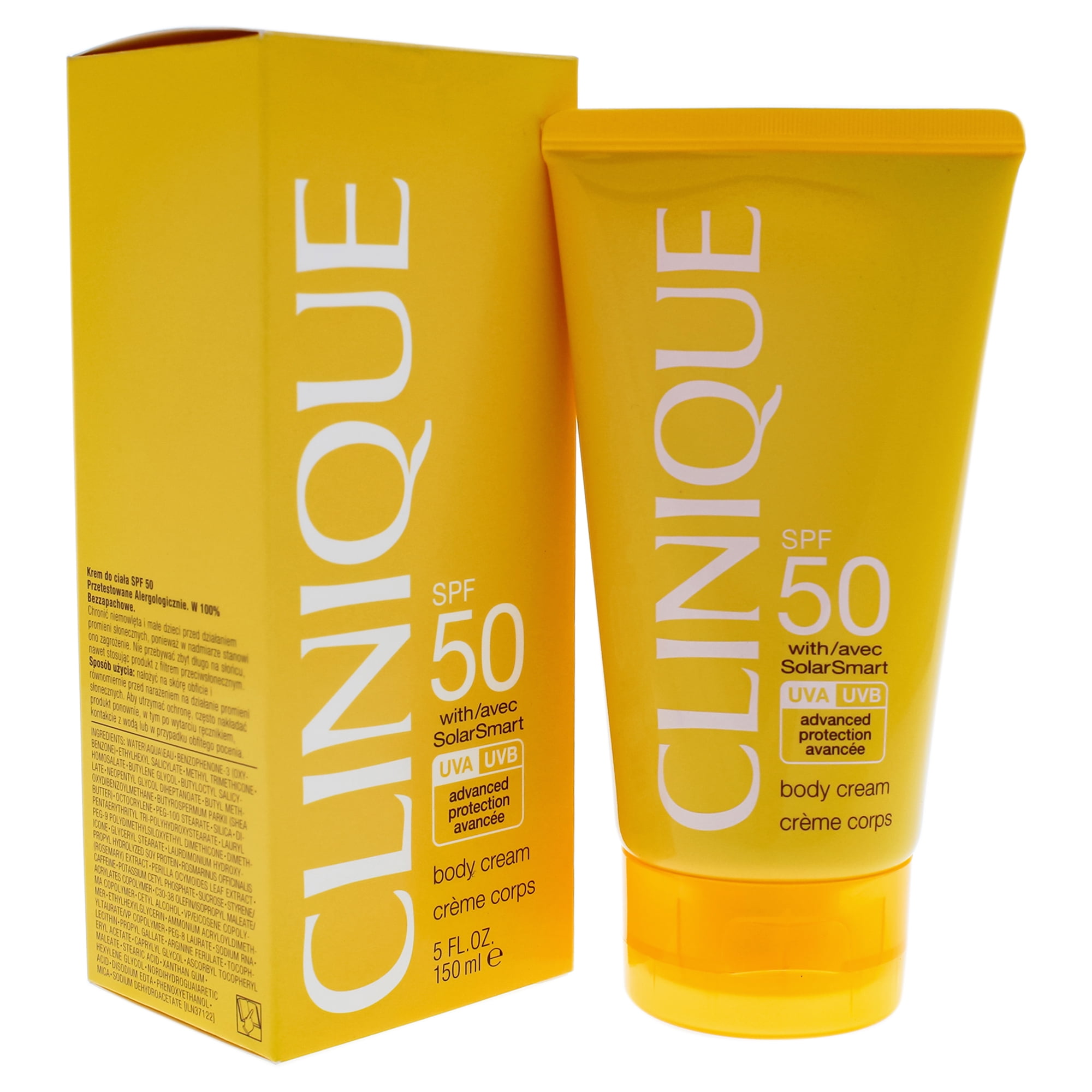 Body Cream SPF 50 With SolarSmart by Clinique for Unisex - 5 oz