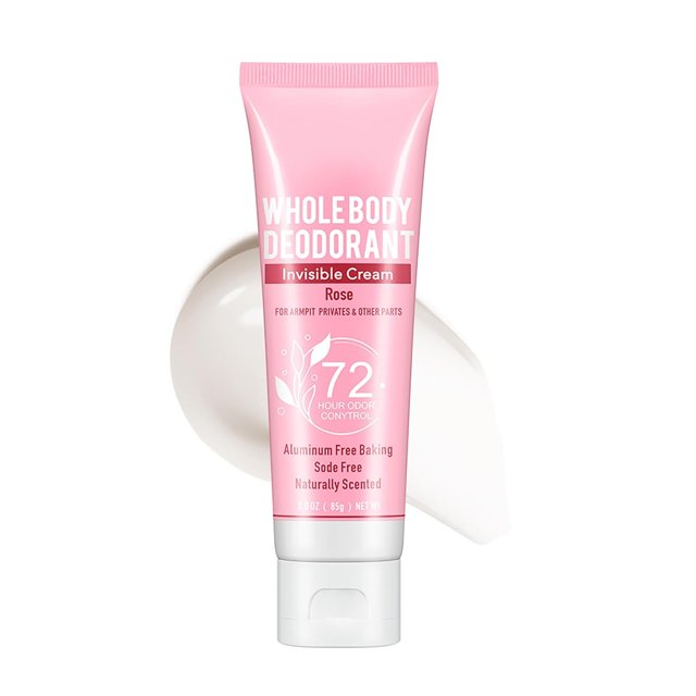 Body Deodorant Cream, Odor Removing Invisible Cream 72 Hour Odor
