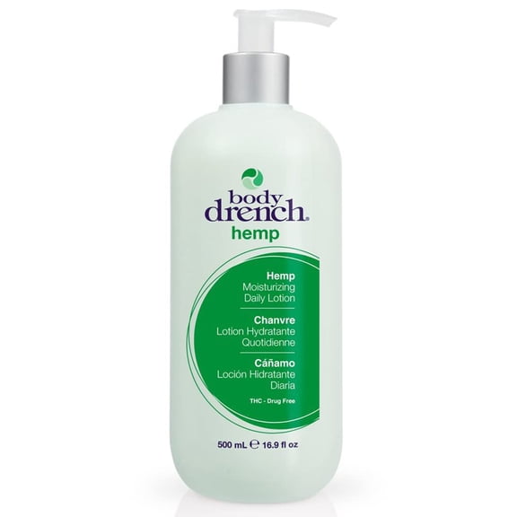 Body Drench Moisturizing Lotion Hemp 16.9 oz (2 Pack)