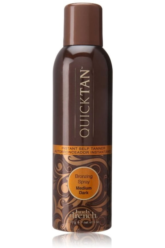Quick Tan Instant Self Tanner Bronzing Spray, Medium/Dark 6 oz