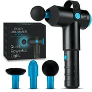 Body Drummer Pro - Deep Tissue Therapeutic Massage Gun with 3 Impact Heads