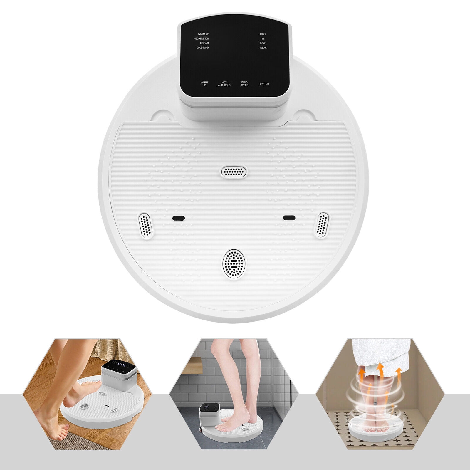 Body Dryer, Negative Ions Body Heater Blow Dryer with 4 Wind Speeds and LED, 308.65lbs Weight Capacity