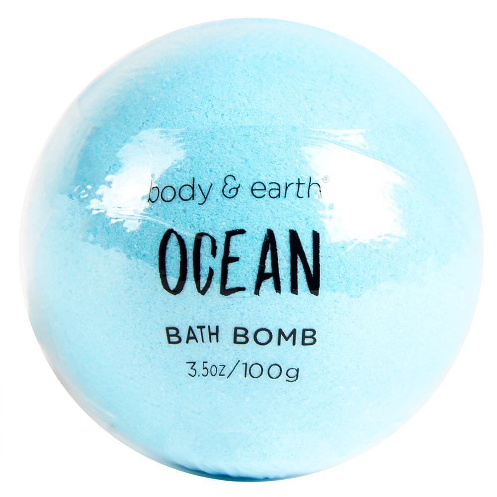 Body & Earth Relaxing, Nourishing and Luxurious Ocean Scent Bath Bomb