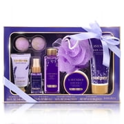 Body & Earth Spa Gifts for Women Surprise Gifts Idea - Lavender 8 Pcs Bath Sets Relaxing Home Spa Kits, Beauty Birthday Gifts