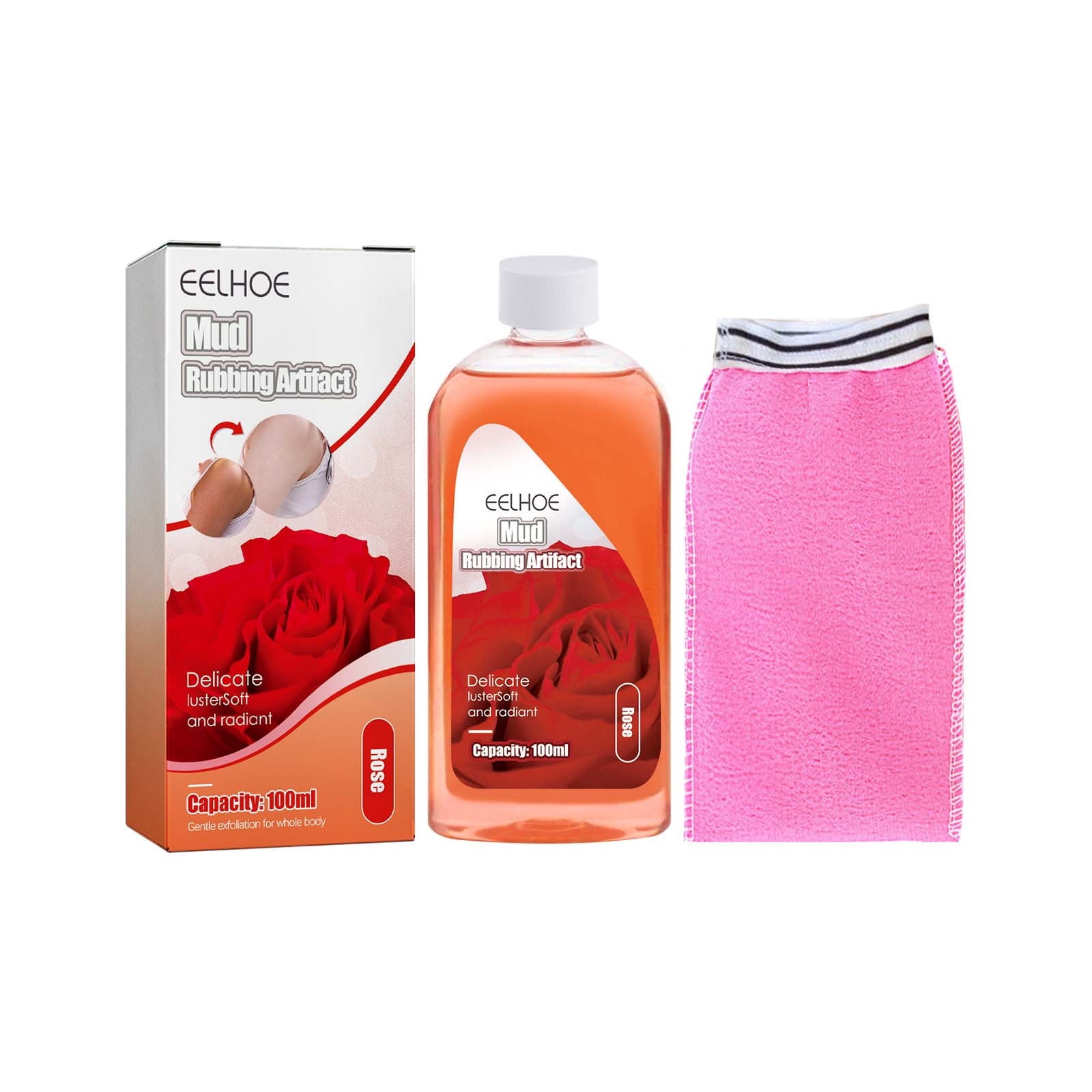 Body Exfoliating Gel 100ml Scrub Away Dead Skin for a Smooth and