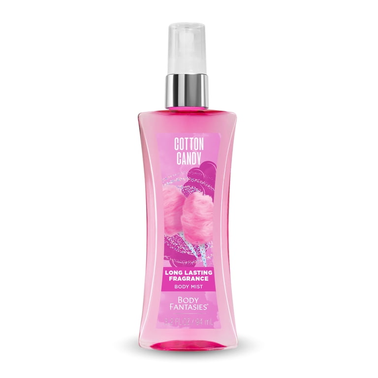 Body Fantasies Cotton Candy Body Spray for Women, 3.2 fl oz