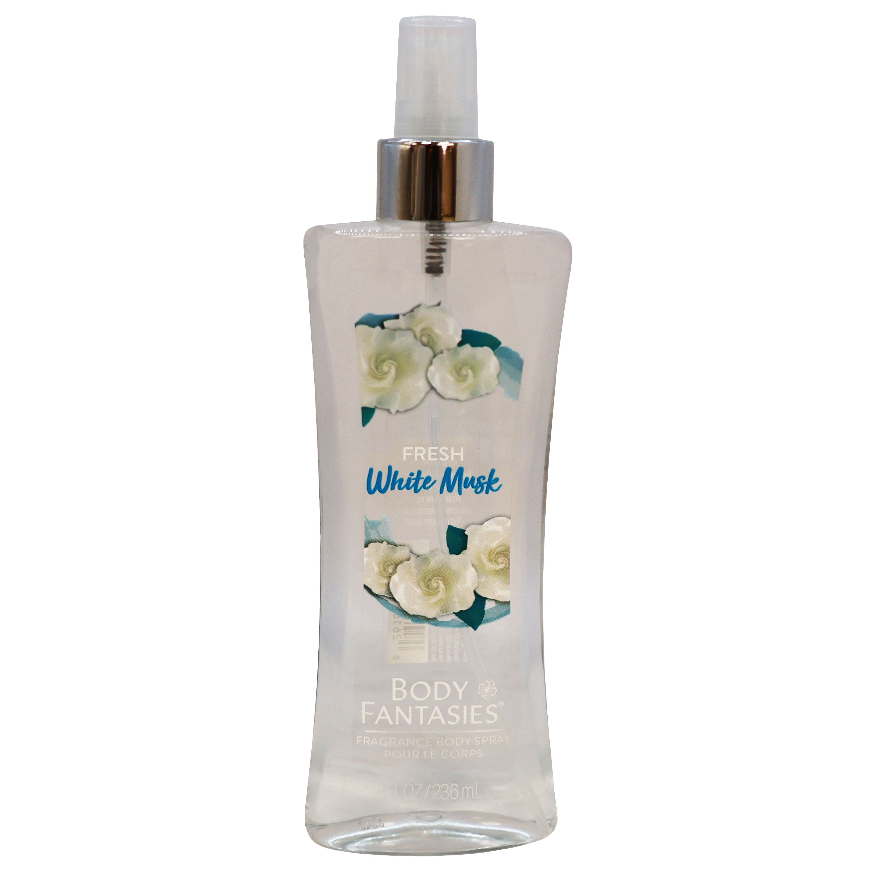 Body Fantasies Fragrance Body Spray Fresh White Musk Pack