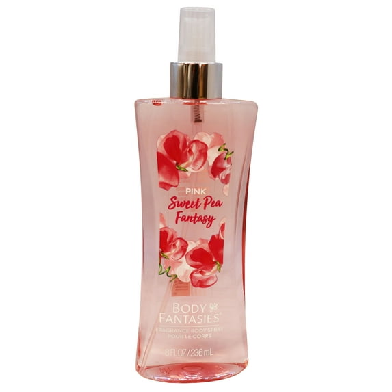 Body Fantasies Fragrance Body Spray Pink Sweet Pea Fantasy 8 Oz., Pack of 2