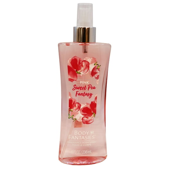 Body Fantasies Fragrance Body Spray Pink Sweet Pea Fantasy 8 Oz., Pack of 3