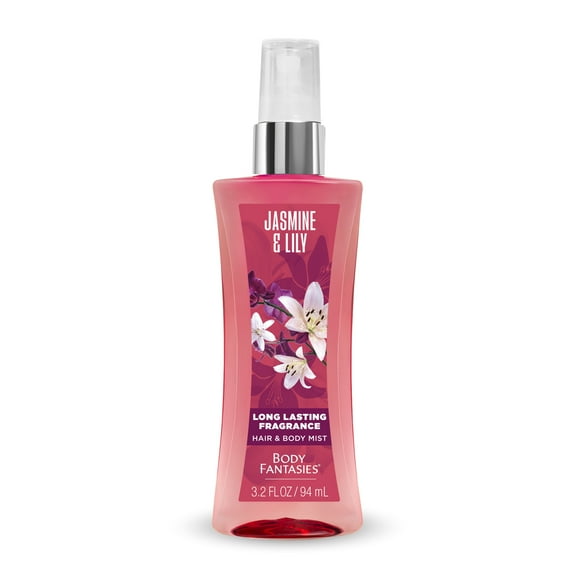 Body Fantasies Jasmine & Lily Body Spray for Women, 3.2 fl oz