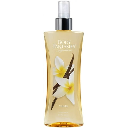 Body Fantasies Signature Body Spray, Vanilla 8 oz (Pack of 3)