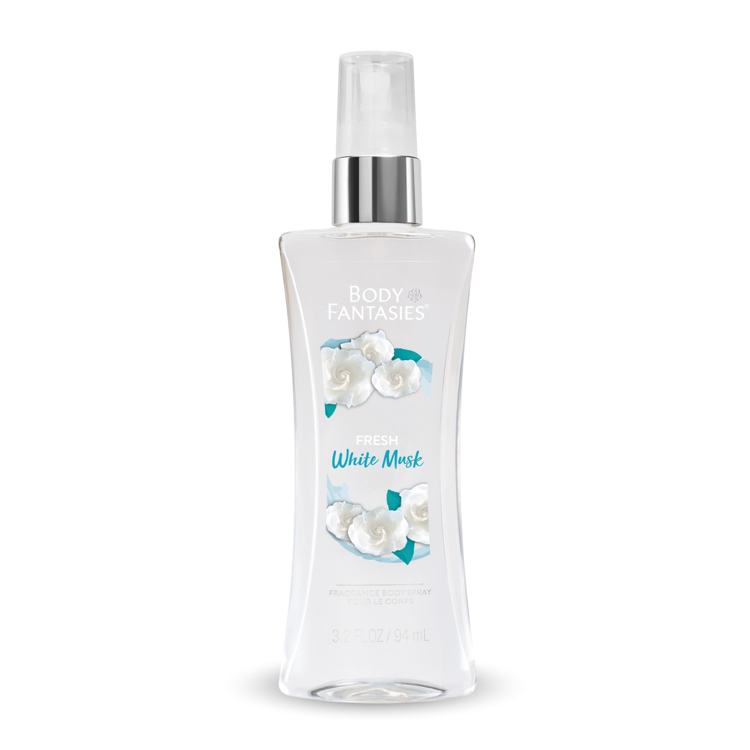 Body Fantasies Signature Fragrance Body Spray, Fresh White Musk, 3.2 fl oz