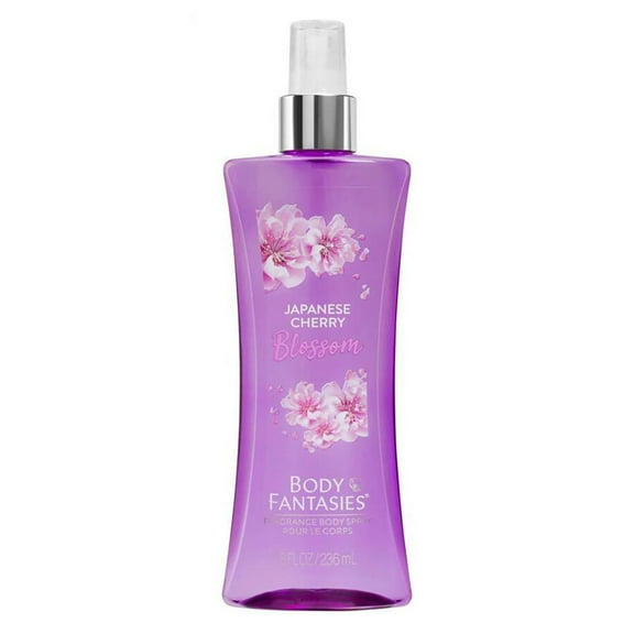 Body Fantasies Signature Fragrance Body Spray, Japanese Cherry Blossom, 8 Oz