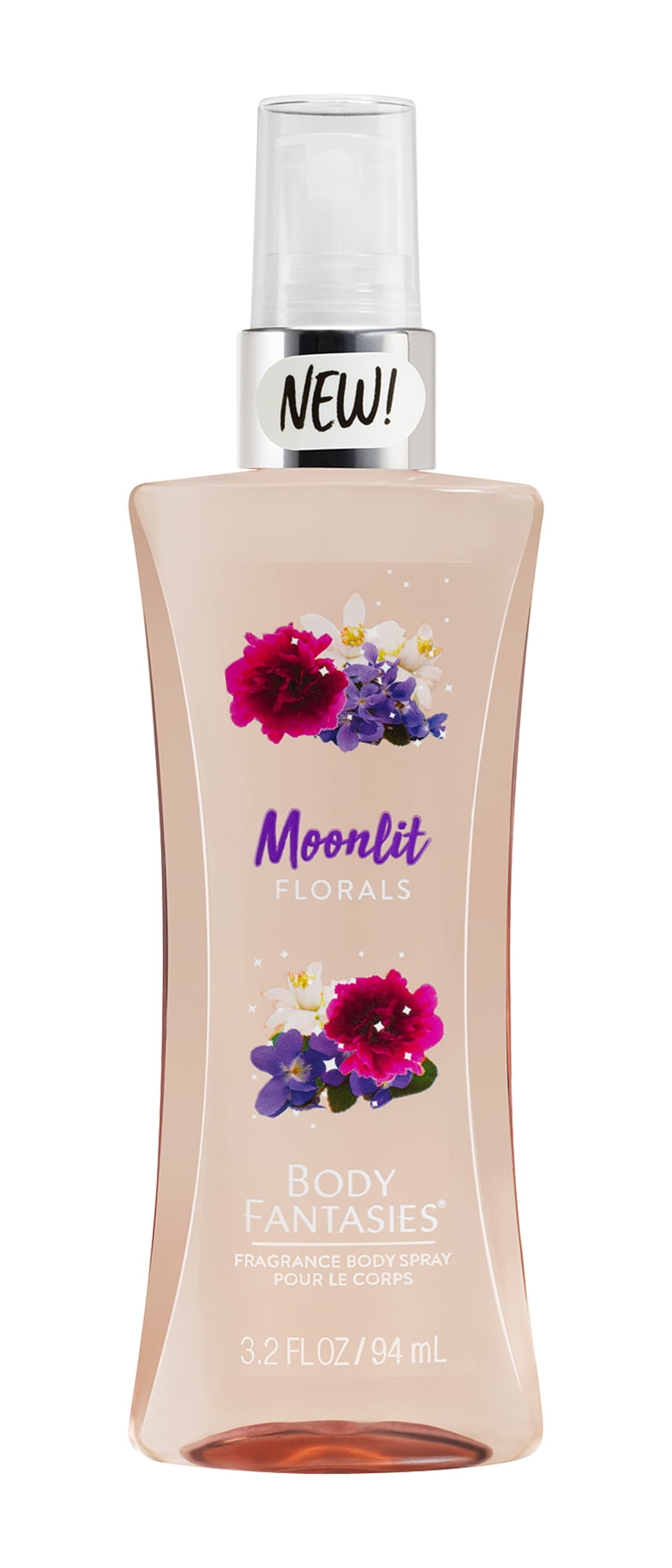 Body Fantasies Signature Fragrance Body Spray, Moonlit Florals