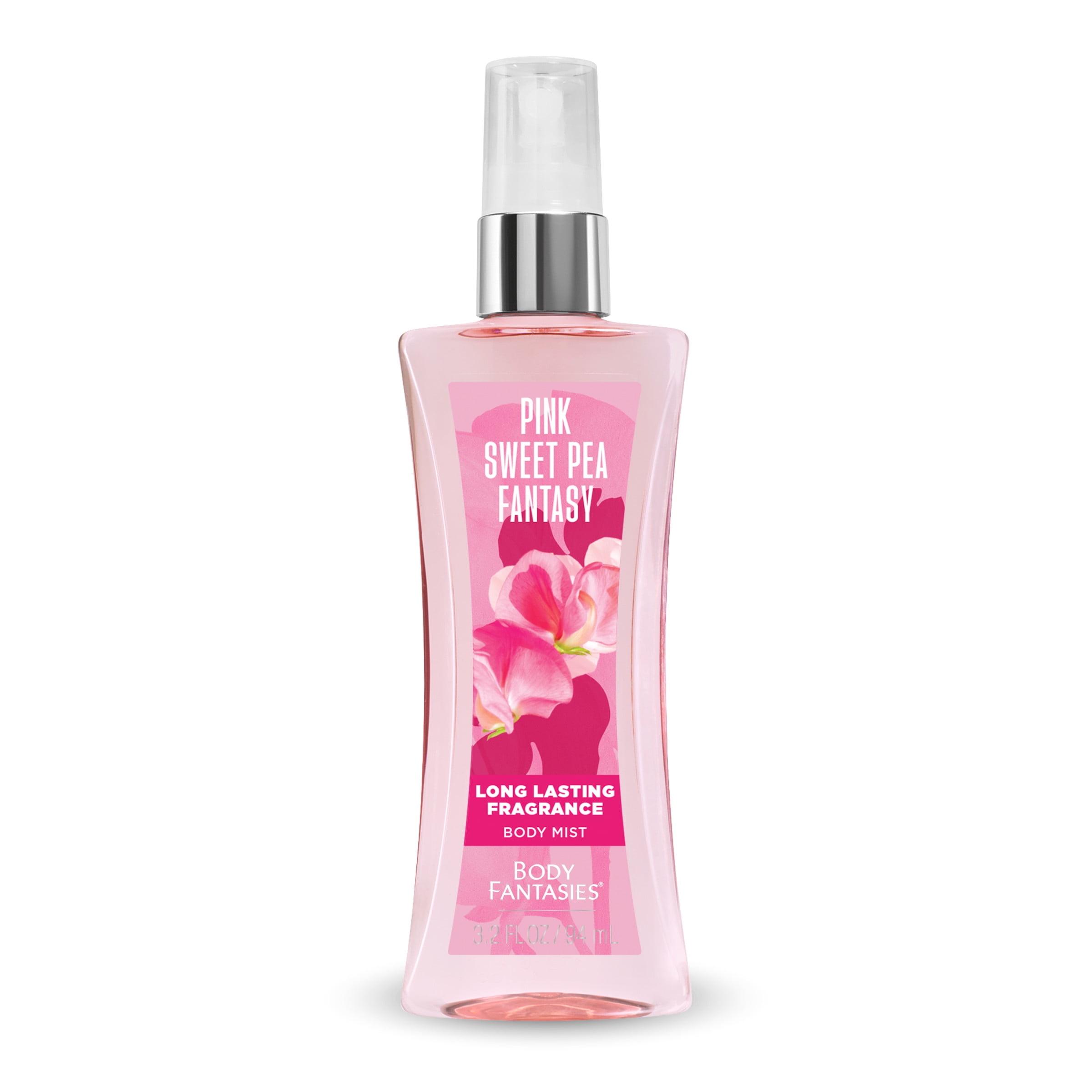 Body Fantasies Signature Fragrance Body Spray, Pink Sweet Pea Fantasy, 3.2 fl oz