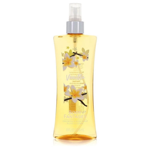 Body Fantasies Fragrance Body Spray Vanilla, 8 Oz., Pack of 2