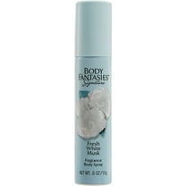 Body Fantasies Signature Fresh White Musk Unisex Body Spray, 0.5 fl. oz.