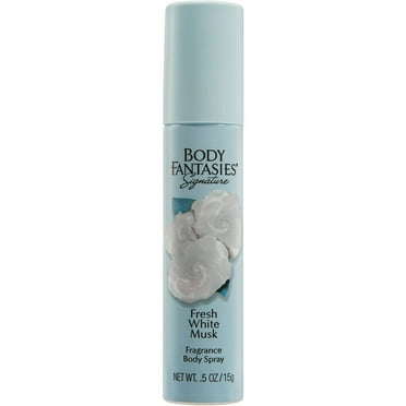 Body Fantasies Signature Fresh White Musk Unisex Body Spray, 0.5 fl. oz.