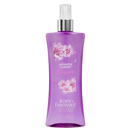 Body Fantasies Signature Japanese Cherry Blossom Fragrance Body Spray for Women, 8 fl.oz.