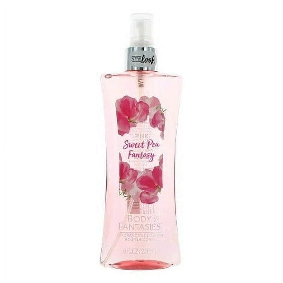 Body Fantasies Signature Pink Sweet Pea Fantasy Body Spray 8.0 Oz Women's Bath & Body Body Fantasies