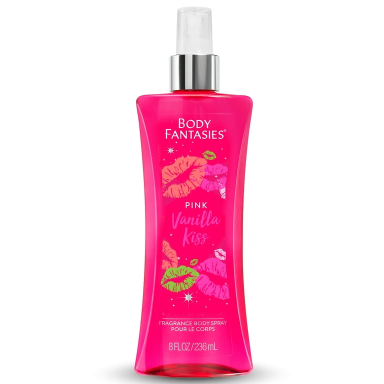 Body Fantasies Signature Pink Vanilla Kiss Fantasy Body Spray By Parfums De Coeur - 8 oz Body Fantasies Signature Pink Vanilla Kiss Fantasy Body Spray By Parfums De Coeur - 8 oz