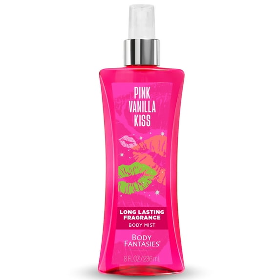 Body Fantasies Signature Pink Vanilla Kiss Fantasy Body Spray, 8 fl.oz.