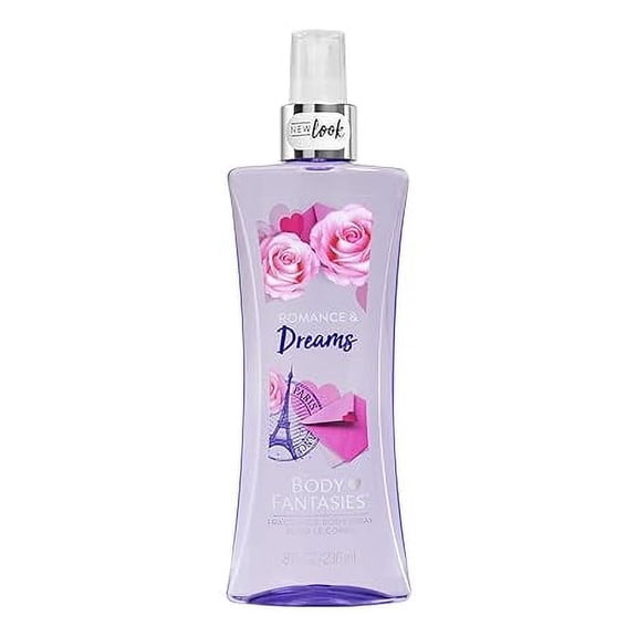 Body Fantasies Signature Romance And Dreams Unisex Body Spray, 8 Oz, 3 Pack