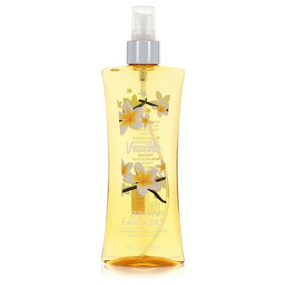 Body Fantasies Signature Vanilla Fantasy by Parfums De Coeur Body Spray 8 oz for Women Pack of 4