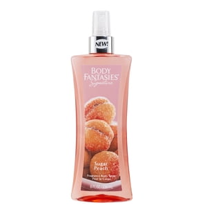 Body Fantasies Sugar Peach Body Spray, 8 fl oz