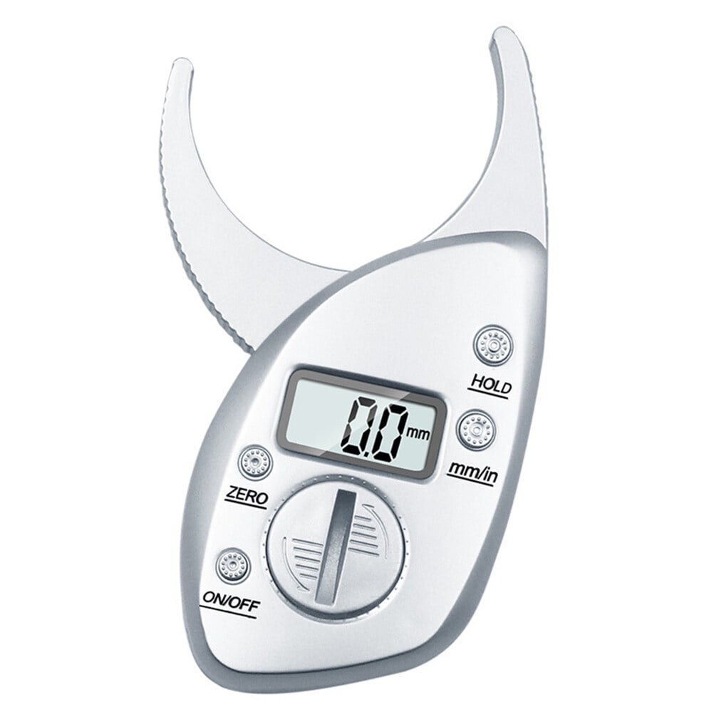 Body Fat Caliper Clip Fat Measuring Tool Fitness Fat Teller LCD