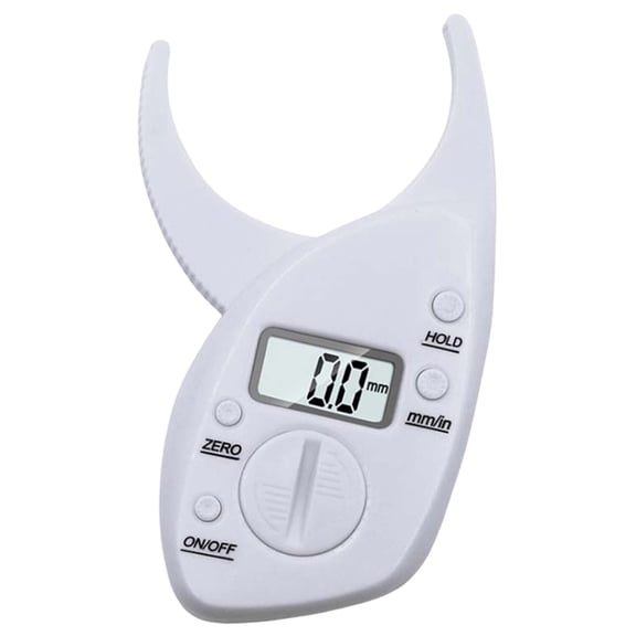 Body Fat Measurement Device, Qyaukm Fat Calipers Body Fat, Digital Body Caliper - Accurate Skinfold Thickness Meter for Home Use | Handheld Electronic Clip with Lcd Display for Fitness Measurement