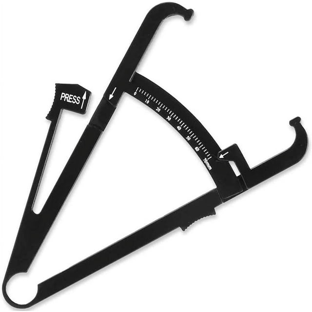 Body Fat Measuring Clip Black Rate Measuring Device Caliper Thickness
