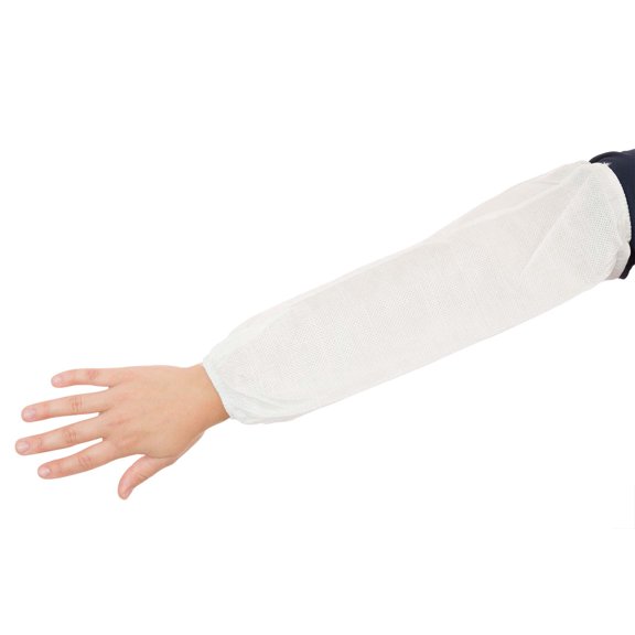 Body Filter 95+®, Sleeves, 21", Elastic Closures, White