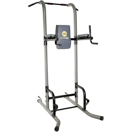 Body Flex Sports Multi Function Power Tower Dip Station for Upper Body Training