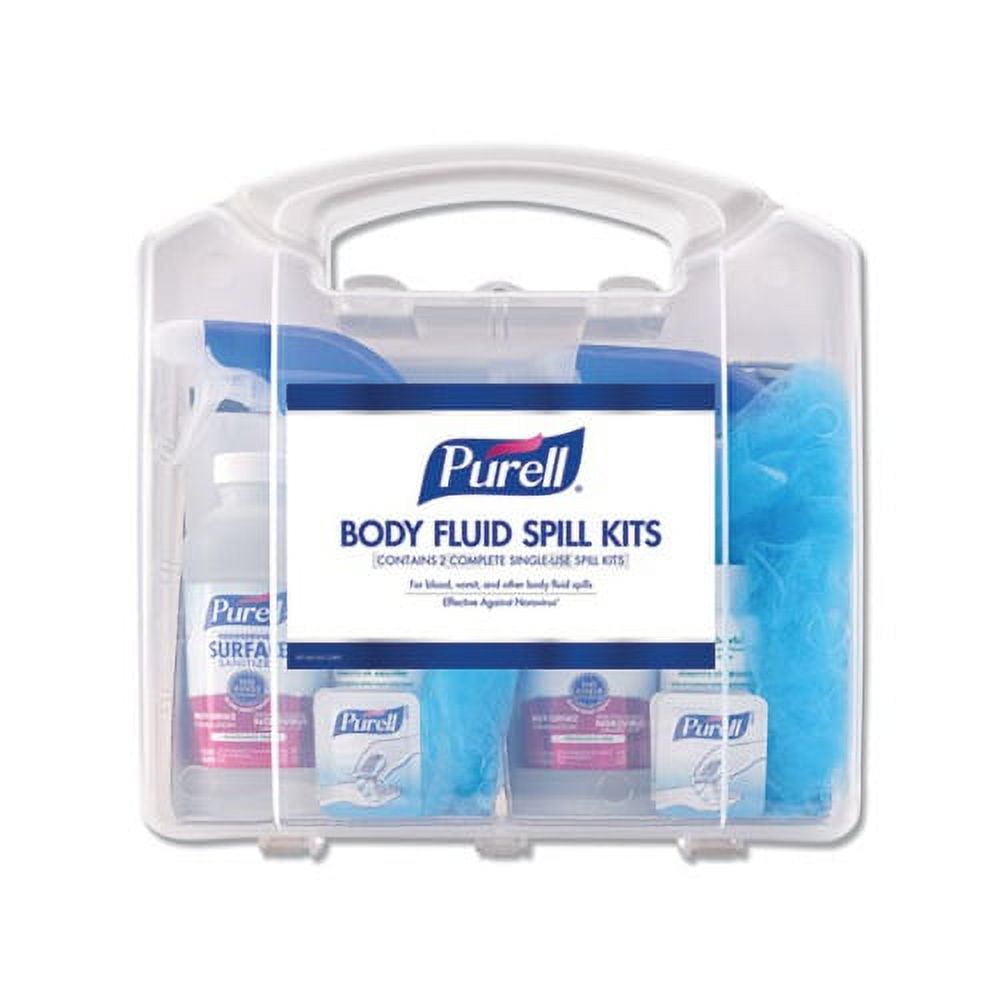 PURELL Body Fluid Spill Kit - White, Clear - 8 / Carton PURELL Body Fluid Spill Kit - White, Clear - 8 / Carton