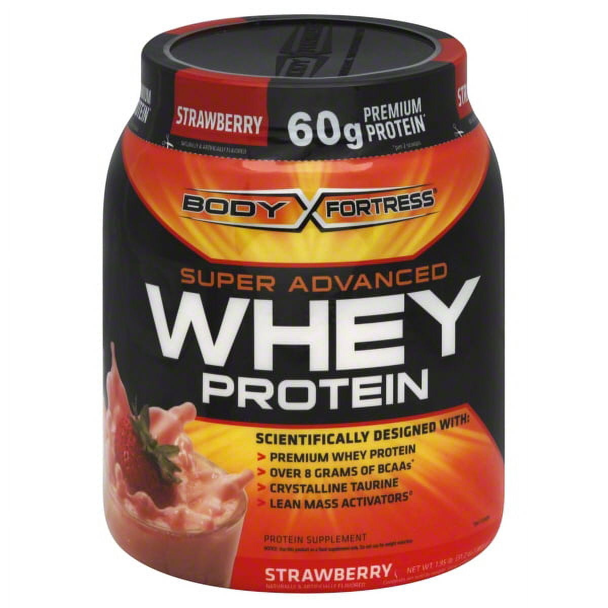 Body Fortress Powder Bf Strawberry 100% Whey Protein