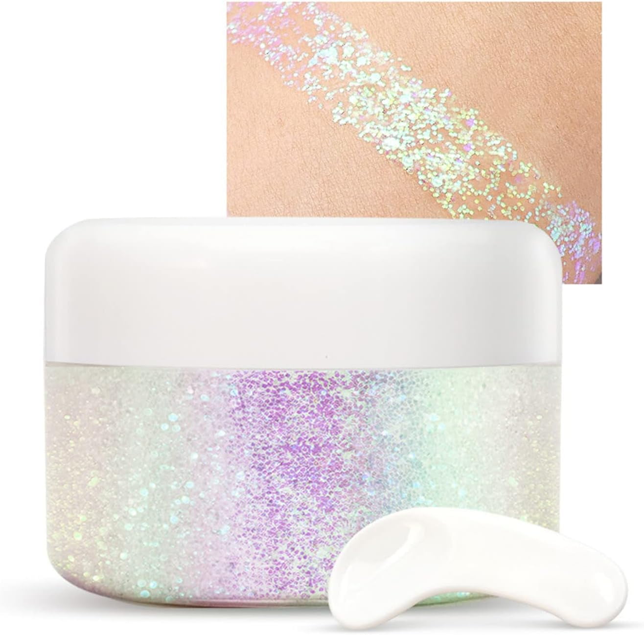 Body Glitter Gel,Face Glitters Gel,Sequins Liquid Glitter Makeup for