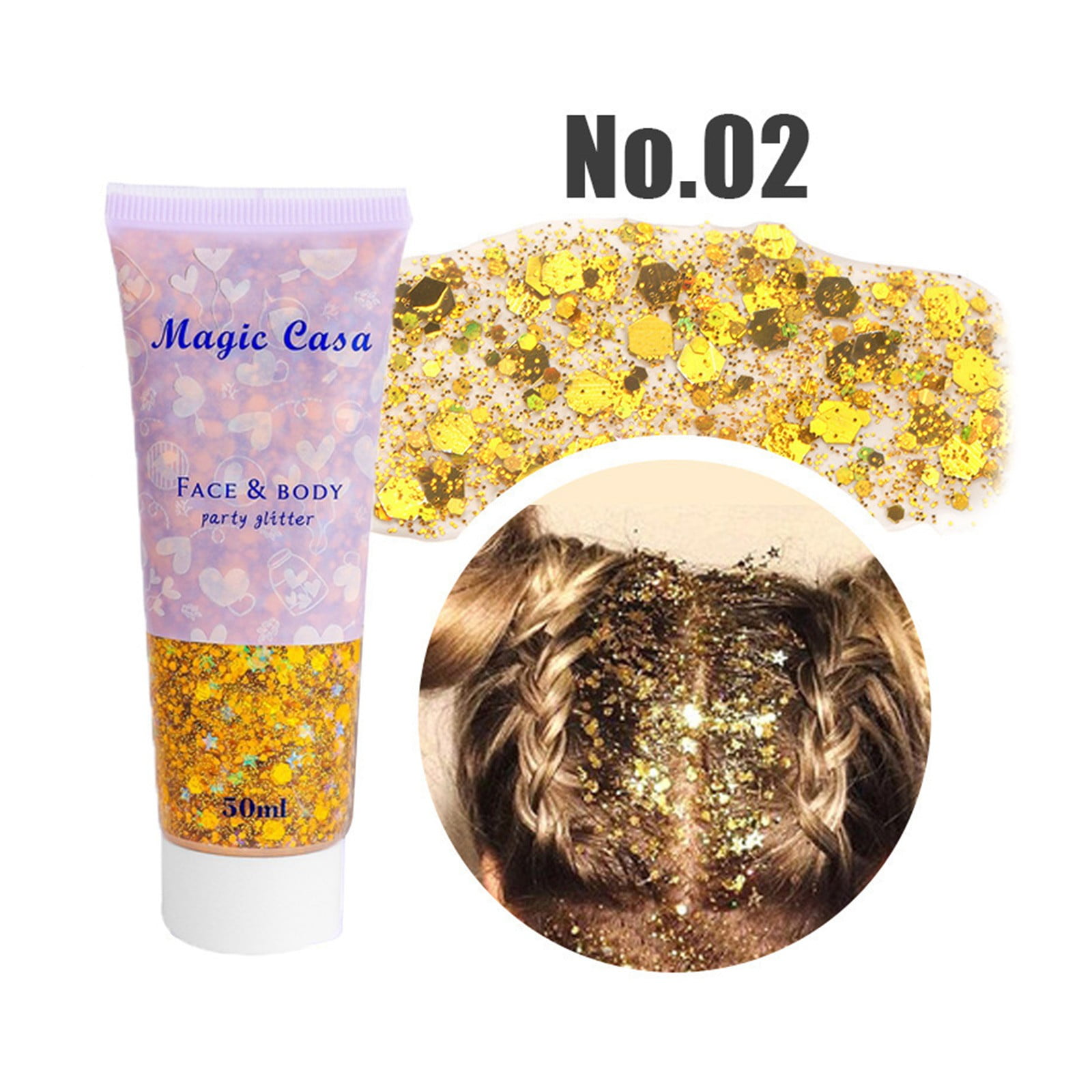 Body Glitter Gel, Mardi Gras Face Glitter Concerts Festival Rave