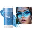 thumbnail image 1 of Body Glitter Stick, Face Hair Glitter Makeup, Sparkling Mermaid Sequins Chunky Glitter Face Paint,Singer Concert Outfit Festival Rave Accessories, 1 of 5