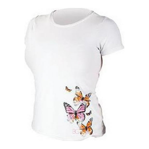 Body Glove 12182W-S-WHT Womens Loosefit Rashguard - Small, White