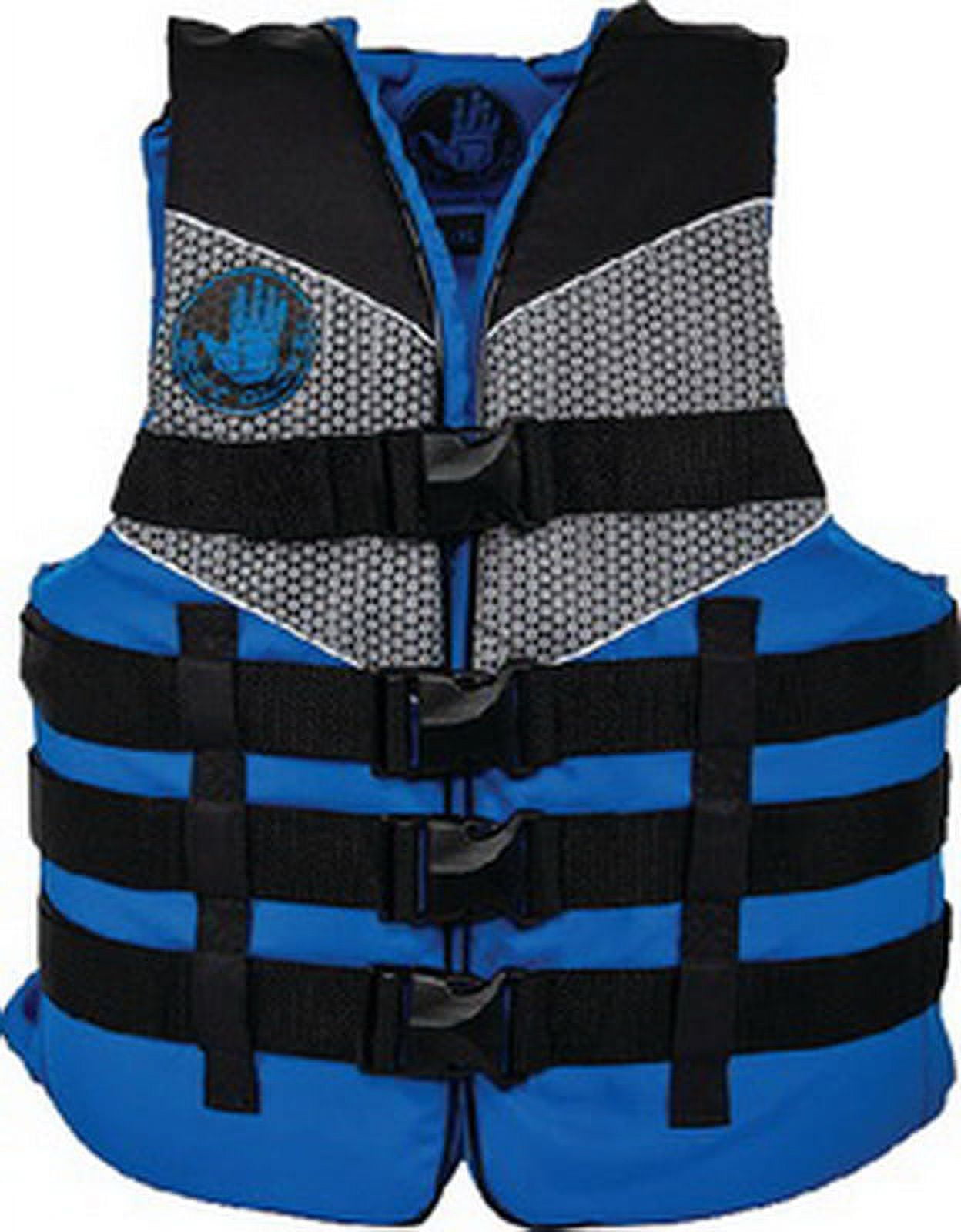 Body Glove 19289BLUBLK4X6X Tweedle Nylon PFD, 4XL/6XL, Blue, 19289-BLU-BLK 4X/6X