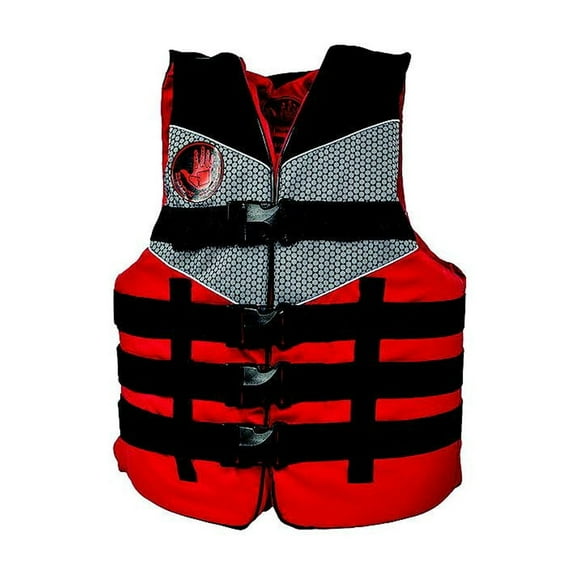 Body Glove 19289REDBLKLXL Tweedle Nylon PFD, L/XL, Red