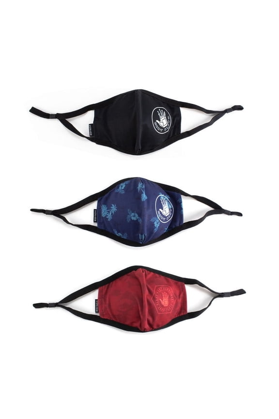 3-Piece Men's Face Mask Set