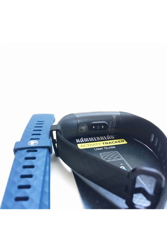 Activity & Fitness Tracker with Heart Rate Monitor - Purple Watch with Blue Extra Strap